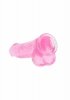Realistyczne żelowe dildo penis na przyssawce różowy 25,4 cm